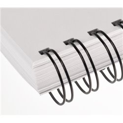 Libro A4 en blanco y negro encuadernado en wire