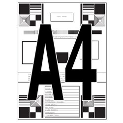 A4, impresión de documentos en blanco y negro