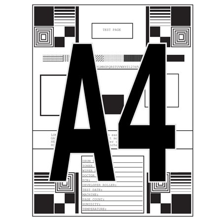 A4, impresión de documentos en blanco y negro