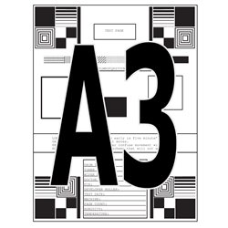 A3, impresión de documentos en blanco y negro